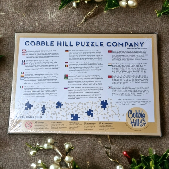 🆕 Cobble Hill "Cat Quotes" Cat Puzzle With Poster Inside - Picture 2 of 6